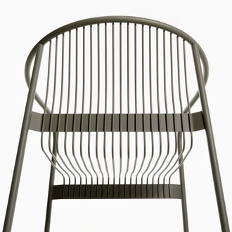 velit chair detail olive green