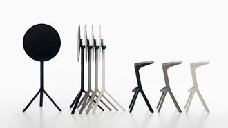 miura table round and miura stool