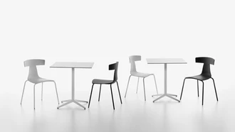 misterx square and remo plastic group white and black