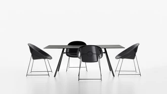 cup armchair and mart table group 