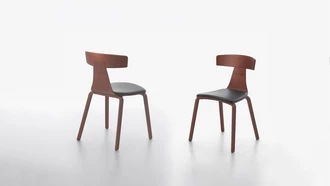 Remo wood with Remo fixed cushion