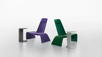 to side table and land upholstered in fabric group