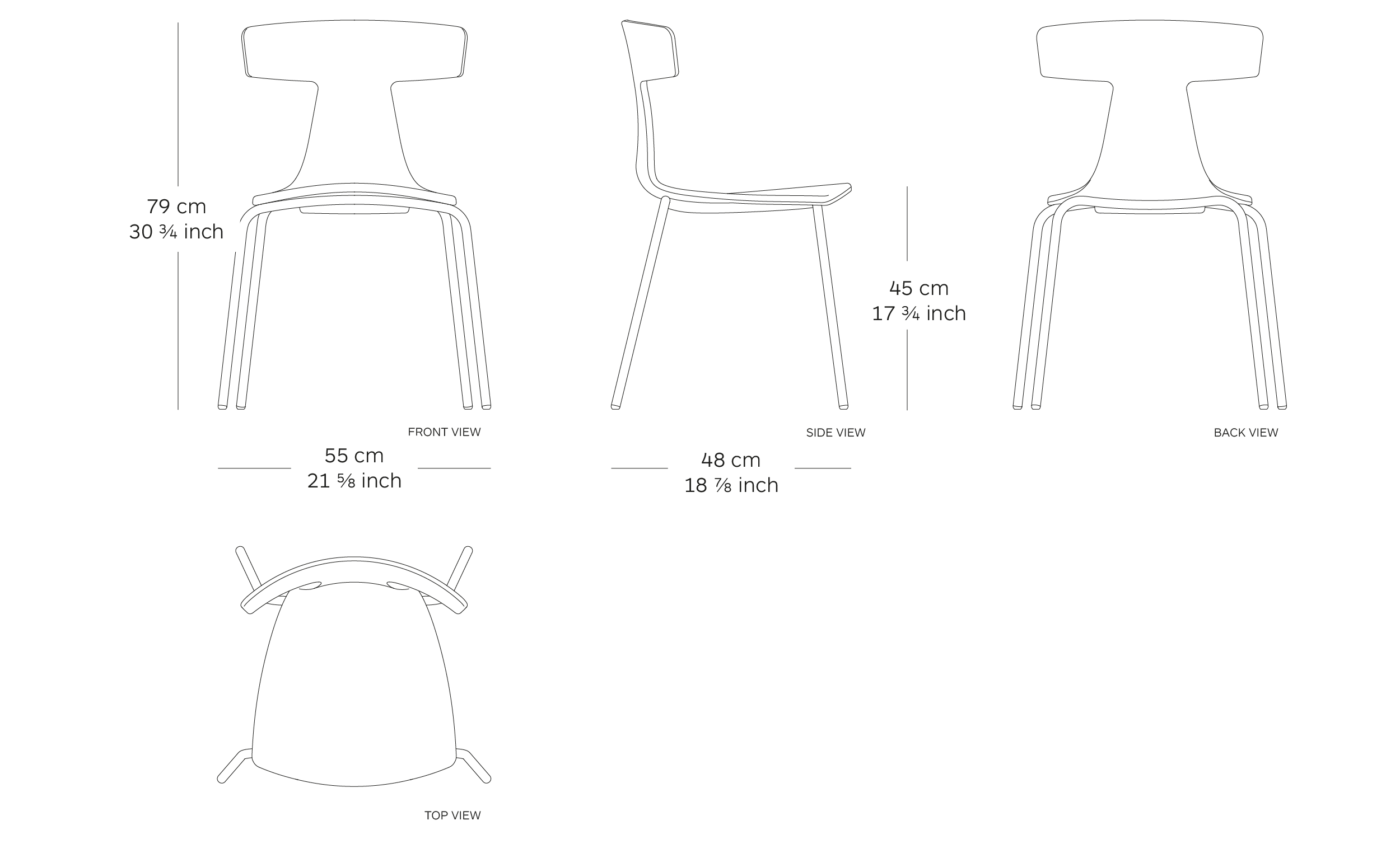 1418-20 remo upholstered dimensions