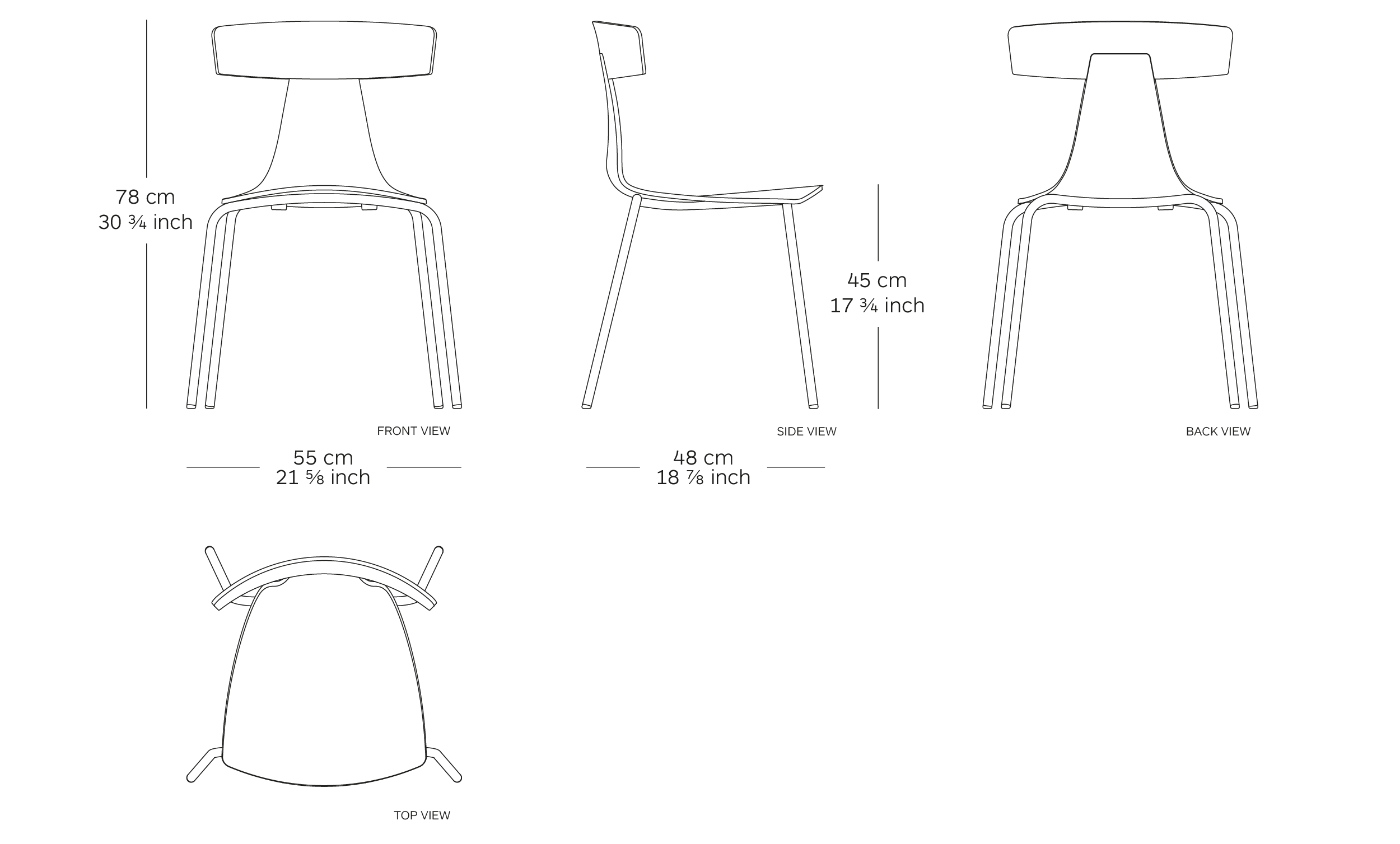 MOD. 1417-20 remo plastic dimensions