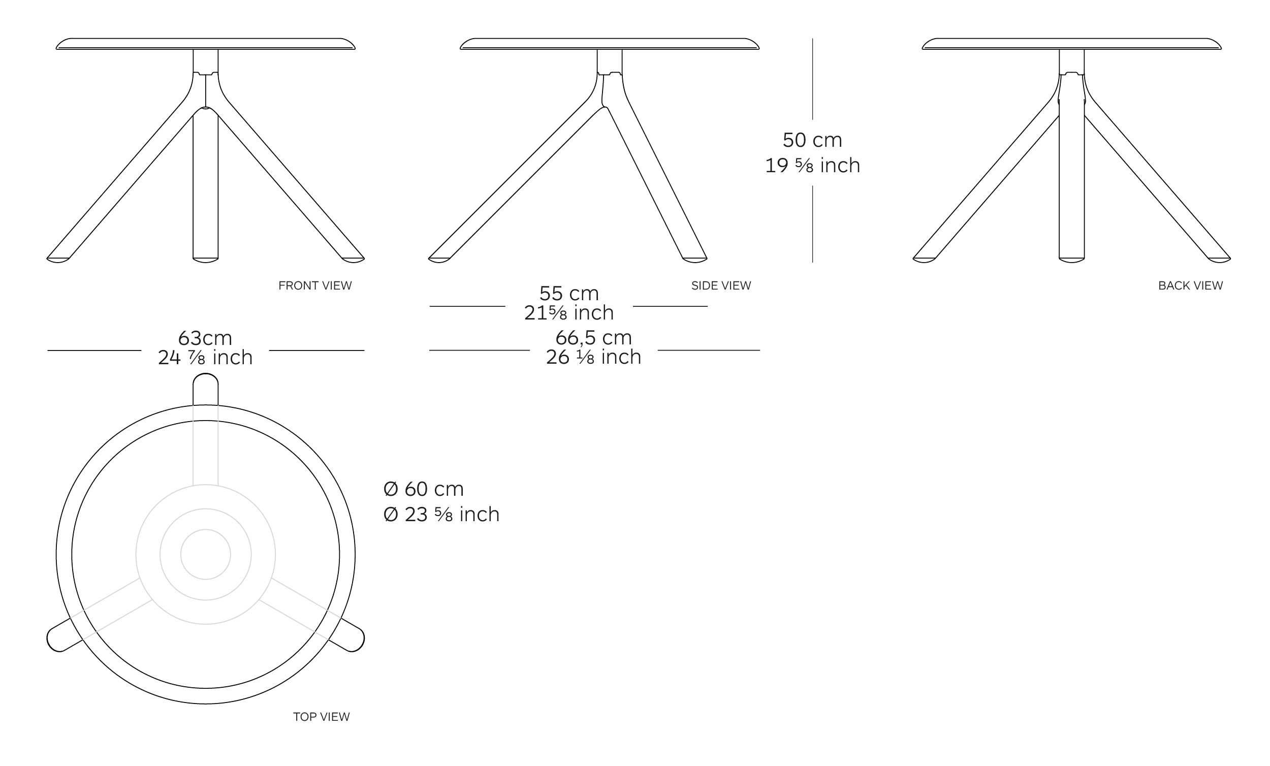 miura table dimensions