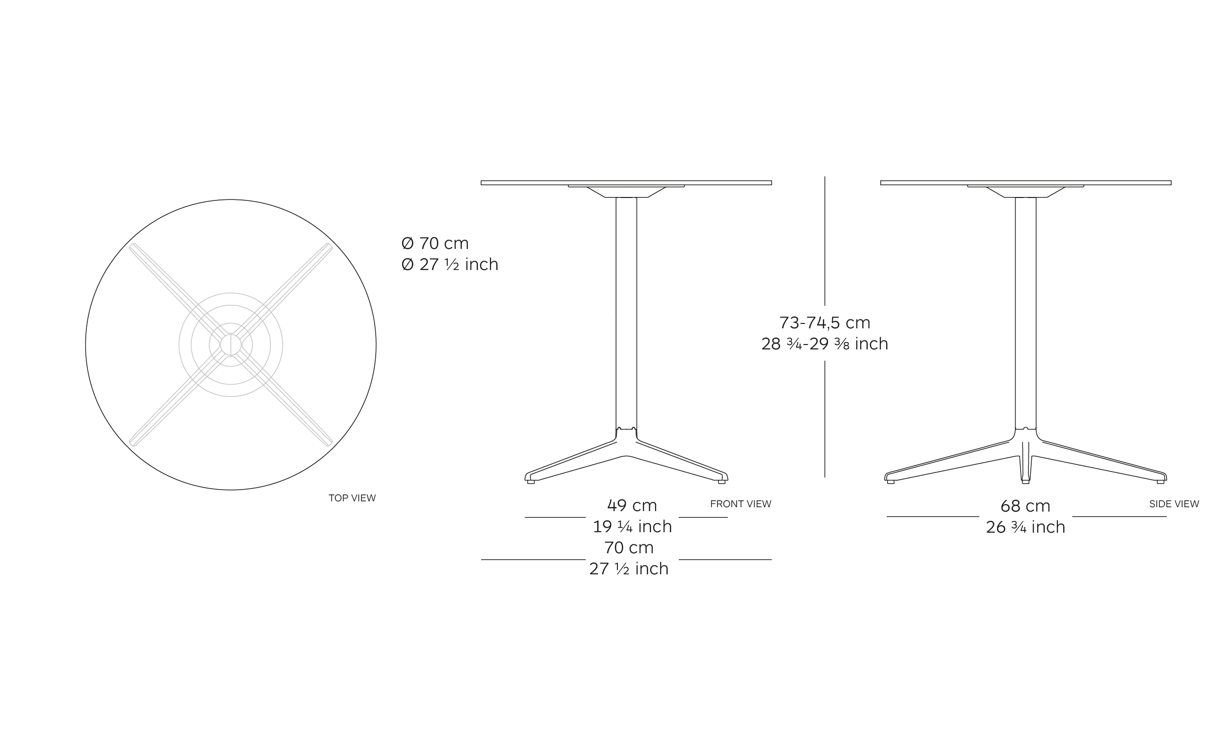 mister x table dimensions
