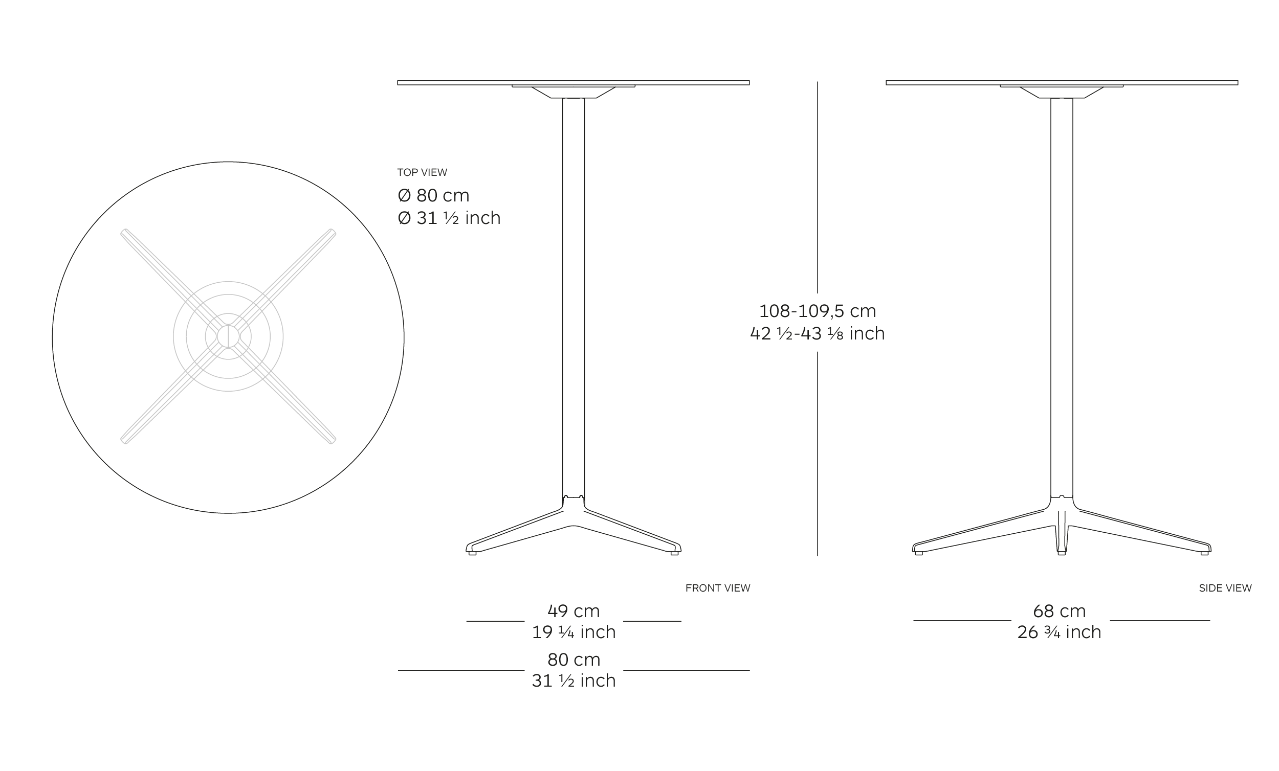 misterx table dimensions